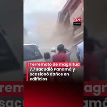 Terremoto de magnitud 7.7 sacudió Panamá y ocasionó daños en edificios