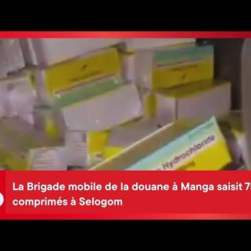 1792458322_hqdefault.jpg La Brigade mobile de la douane à Manga saisit 757 875 comprimés à Selogom (Nobéré)