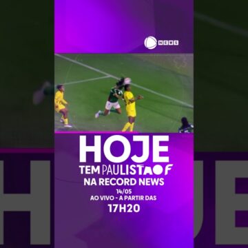 HOJE (14) é dia de RODADA DUPLA na RECORD NEWS!!! 📲 #RecordNews #Paulistao2026 #Notícias #Shorts