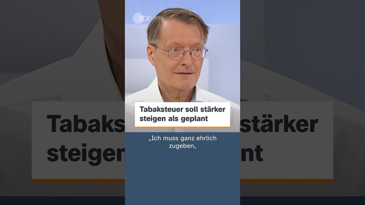 Lauterbach: “Hätte die Tabaksteuer noch stärker erhöht” #shorts #lauterbach