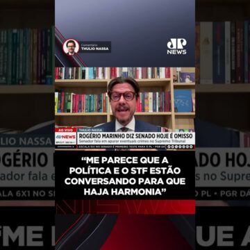 “Me parece que a política e o STF estão conversando para que haja harmonia” #shorts
