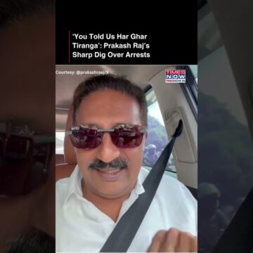 Prakash Raj On Abhijeet Dipke’s Detention, ‘Why Arrest Youth For Waving The Flag?’ #shorts