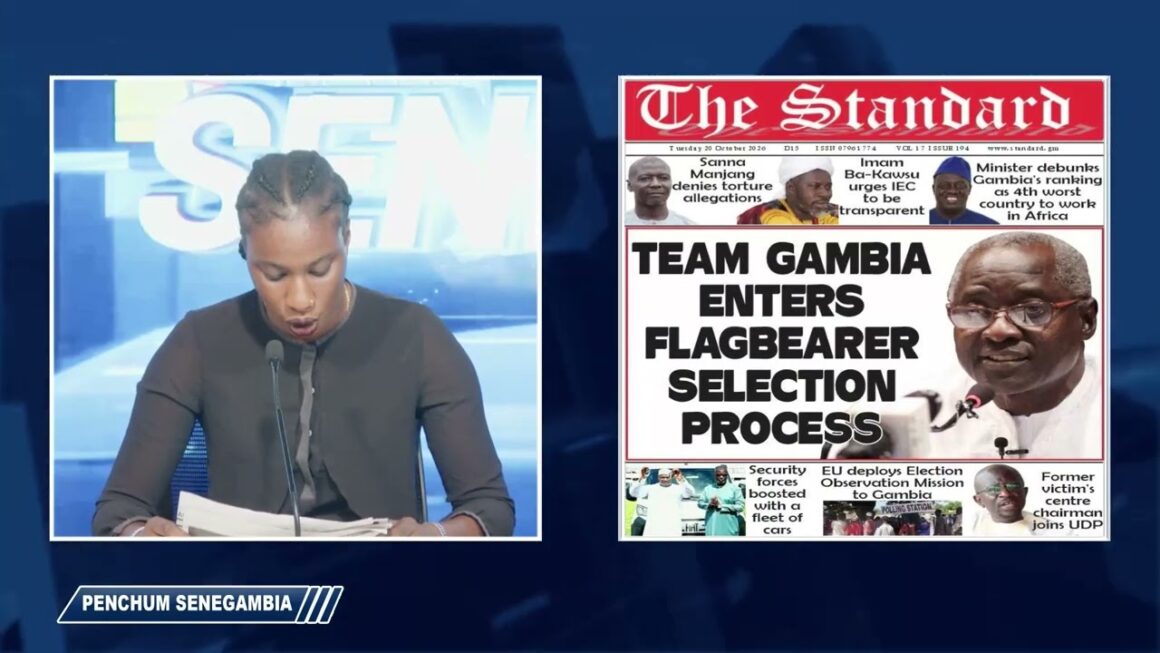 TEAM GAMBIA ENTERS FLABEARER SELECTION PROCESS