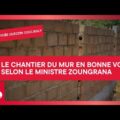 Lycée Ouezzin Coulibaly : Le chantier du mur en bonne voie selon le ministre Zoungrana
