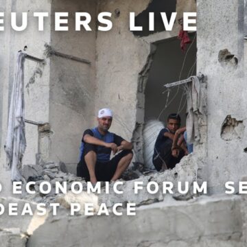 LIVE: World Economic Forum discusses how the Middle East can forge a path to peace