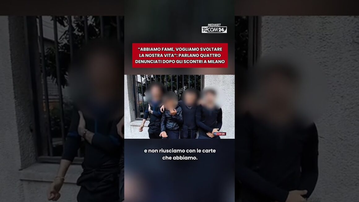 “Abbiamo fame, vogliamo svoltare la nostra vita”: parlano 4 denunciati dopo gli scontri a Milano