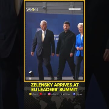 Zelenskyy Arrives in Brussels to Attend European Council Meeting, Hold Bilateral Talks | WION Shorts