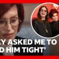 Sharon Osbourne reflects on Ozzy’s final moments: ‘He asked me to hold him tight’ | BBC News