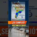 Pronóstico vs realidad: Lluvias de octubre 2026