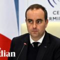 Sébastien Lecornu gives briefing after crisis meeting on violent protests – watch live