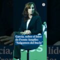 García, sobre las negociaciones sobre quién debe liderar Frente Amplio: “Hay que salir del bucle”